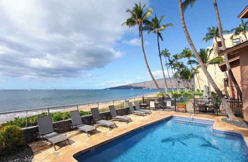 Kihei Condo | OCEANFRONT RESORT - Whale Season! Kihei Sands Beachfront Condos -B13