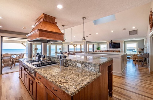 South Nags Head House | Outside-In - S Nags Head MP 18.5, Luxury Oceanfront, Elevator, Pool, Cabana, Home Theatre, Pets OK