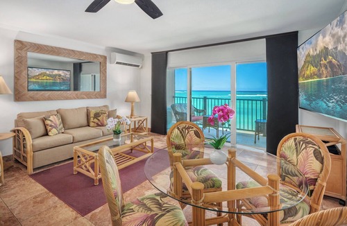 Kapaa Condo | Pono Kai A306 Kauai Oceanfront Penthouse!