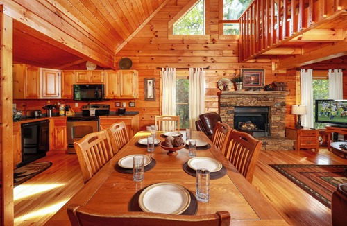 Sevierville Cabin | Premier 3-Level Cabin w/Hot Tub, Pool Table, Resort Pool, Putt Putt, Fishing