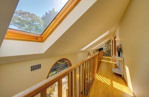 South Casco House | Private beach and dock: Beautiful views, dog friendly, large deck, mooring & AC