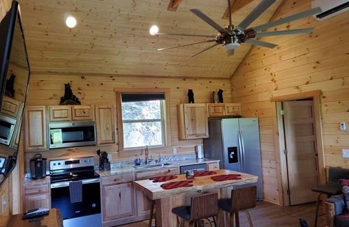 Whittier Cabin | Private Cabin Hot Tub 2 Kings