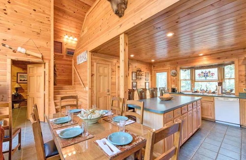 Sevierville House | Rivers Edge, 3 Bedrooms, Sleeps 8, On Stocked Stream, Hot Tub, Grill