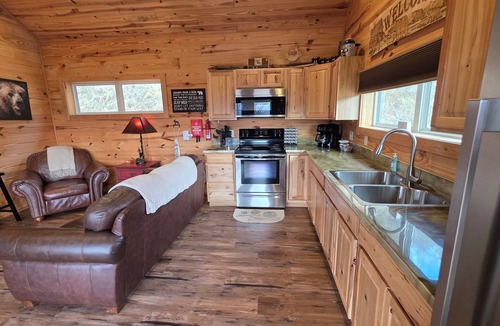 Whittier Cabin | Romantic Getaway! Hot Tub & Mountain Views, King Bed