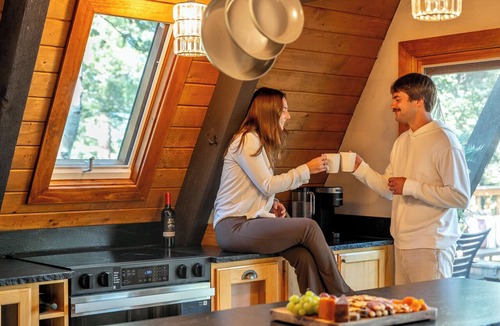 Spring Valley Cabin | Secluded Mountain A-Frame: Hot Tub, Large Deck, & BBQ, by Forest & Peak Retreats