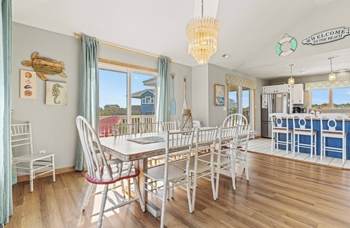 Monteray Shores House | Spacious Pet Friendly 6-bedroom all season retreat in Corolla w/pool and sauna