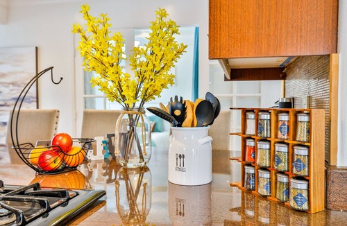 Orange House | Spacious vacation home with fireplace, yard and pool
