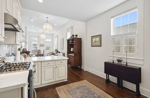 West Riverside House | Stylish & Private Uptown NOLA Home & yard.