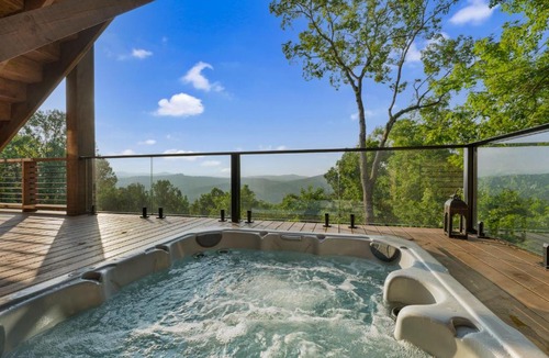 Blue Ridge House | The Sanctuary - Blue Ridge, GA - Take in Sweeping Mountain Views, Settle in for Movie Night in the Private Theater Room, Stay Ac