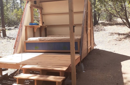 Mountainair Cabin | Thunderbird tiny A-Frame