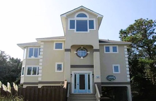 Whalehead Beach House | Updated beach house with private pool, hot tub, and community fitness center!