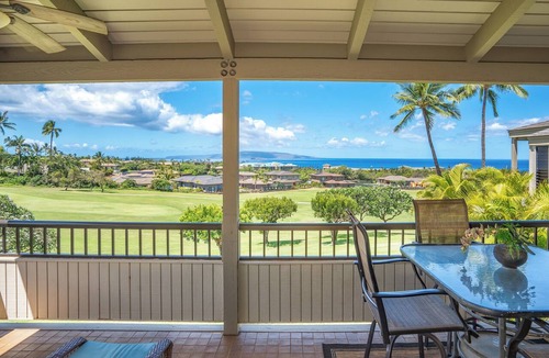 Wailea Condo | Wailea Ekolu #306 Panoramic Ocean Views on Wailea Golf Course, Wifi, A/C