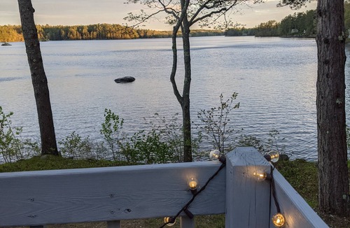 Damariscotta House | Waterfront home on beautiful Biscay Pond in Maine