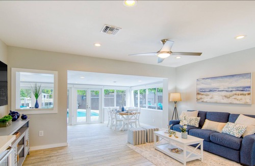 Pompano Isles House | Waterfront home with private pool, outdoor living area, washer/dryer, & AC
