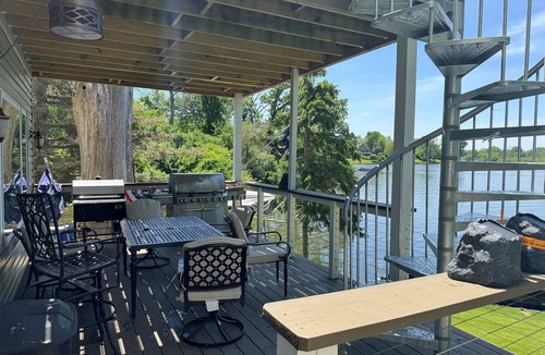 Ingleside House | Waterfront Lake House. 206lf of waterfront, AWESOME sunsets, Beach, pier, Kayaks