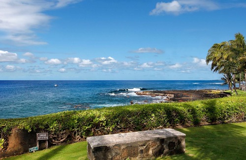 Poipu Condo | Whalers Cove #221 By Parrish Kauai: vast ocean view in this premier condo, steps