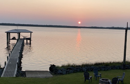 Hobucken House | Your Private Coastal NC Waterfront Escape. Dock, deck, sun, peace, REPEAT!