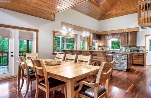 Cosby Cabin | ZEN MountainRetreatVilla Hot Tub FirePit Fenced Yard Dog-Centric EVCharger Games