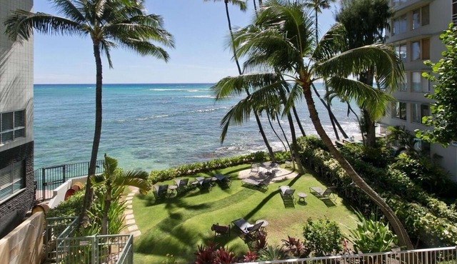 1-Br Oceanview Diamond-Head Condo. Steps to Beaches. Oahu, near Waikiki.