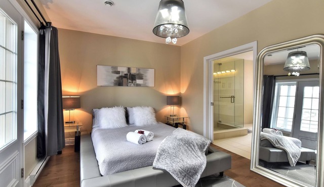 2 bedroom 2 bath, 2 balconies condo with free parking & Hi speed WIFI in Montréal