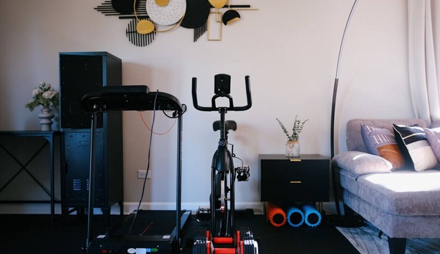 3BR Modern Apt Gym Workspace Quiet Location in Chicago