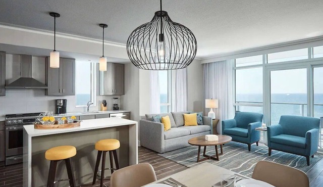Beachside 1BR Retreat with Resort Pools, Kid’s Activities & Atlantic Views