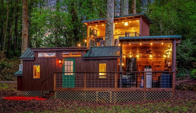 Beautiful Cabin with Fire Pit in Hayesville, North Carolina in Hayesville