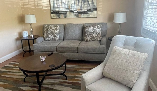 Blue Moon #203 2-bedroom 1-ba in charming downtown Clayton. Has AC Heat walk dis