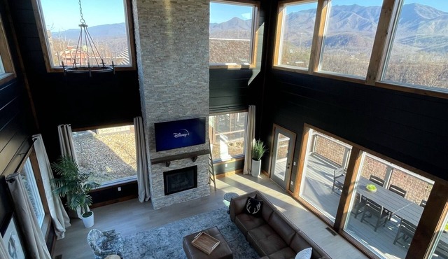 BRAND NEW! Stunning VIEWS,Huge Decks,Game Room,Fire Pit