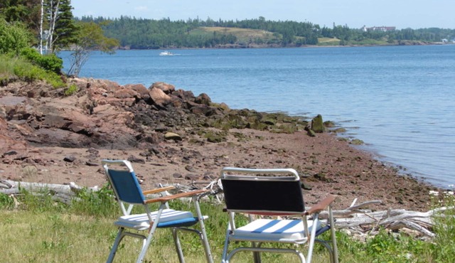 Cool breezes and no mosquitoes, just feet from the high tide line. in Robbinston