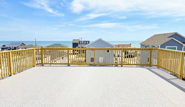Cozy 1 bedroom house in serene Kitty Hawk with Rooftop views of Ocean and sunset