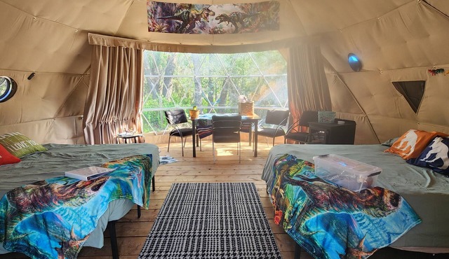 #D2 Dino Dome-2 Dbl Beds- Pet friendly in Drumheller