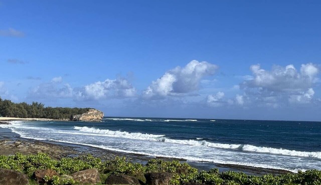 Double Studio Suites with Private Pool and AC, walk to Beach