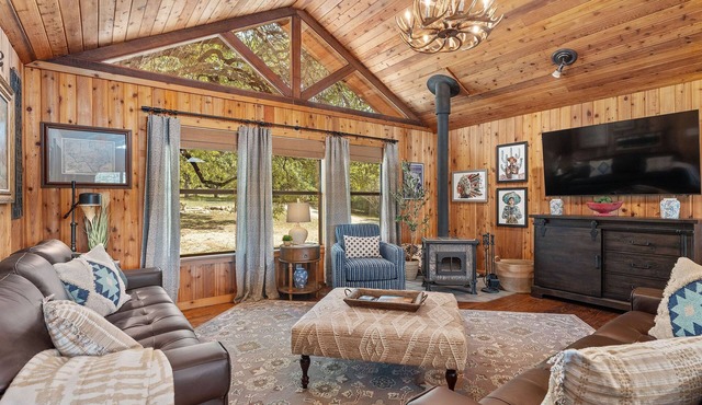 Frio Riverfront Home with Bunk House! in Leakey