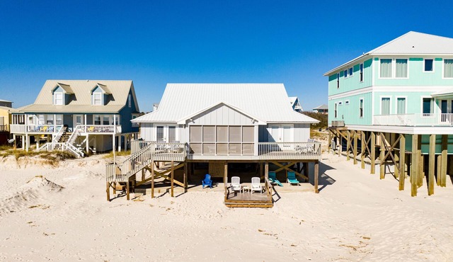 Gorgeous 4 Bdrm Gulf Front home just steps from the Gulf