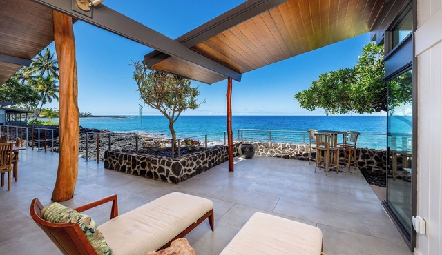 Hale Kale:Direct Oceanfront Masterpiece,Modern Spectacular One of a Kind Home