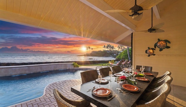 Hale Pua: Private Oceanfront Luxury Home w/Pool, Spa, AC & Lanai - Relax & Enjoy