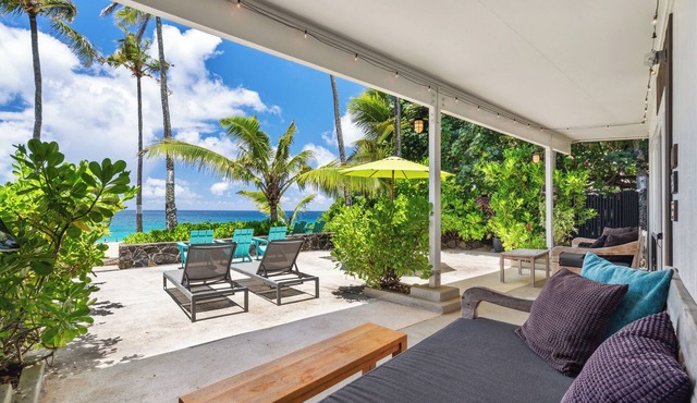 Hibiscus @ ke Iki Beach Bungalows~Daily Yoga~Sauna~Cold plunge~AC