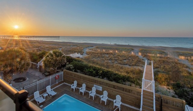 Hobbs Realty - Luxury Oceanfront Home w/Heated Pool, Game Room, and Elevator