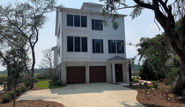 Home with private pool located in gated community.