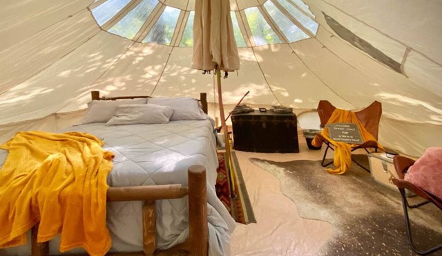 Huge Luxury Glamping Tent Nestled in Nature