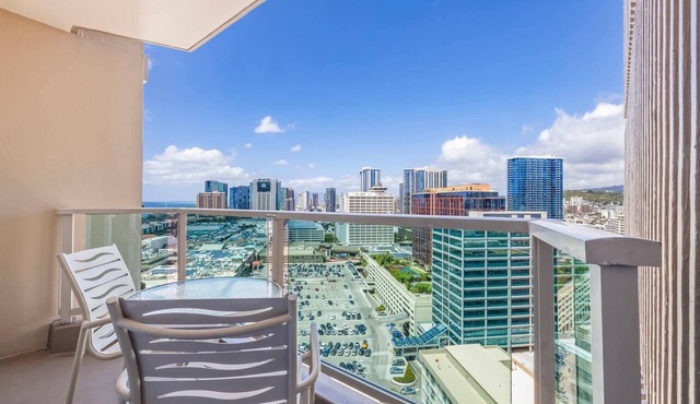 Incredible Partial Ocean & City View w/Balcony