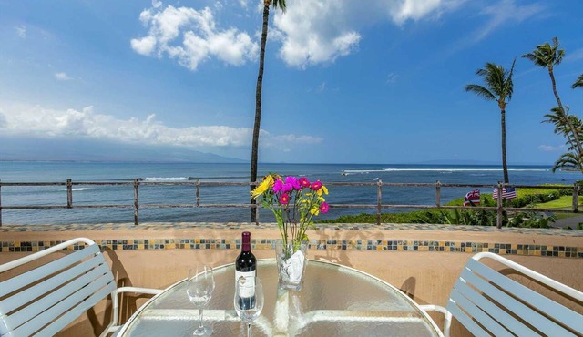 Island Sands Unit 206 Direct Oceanfront View. Enjoy the saltwater oceanfront swimming pool.