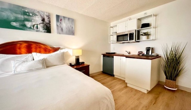 King Studio Suite with Kitchenette in the heart of Racine! in Mount Pleasant