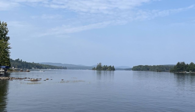 Lakeside camp with private beach, dock and so much more!