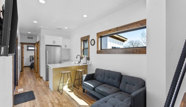 Modern Tiny home on St Anthony sand Dunes in Saint Anthony