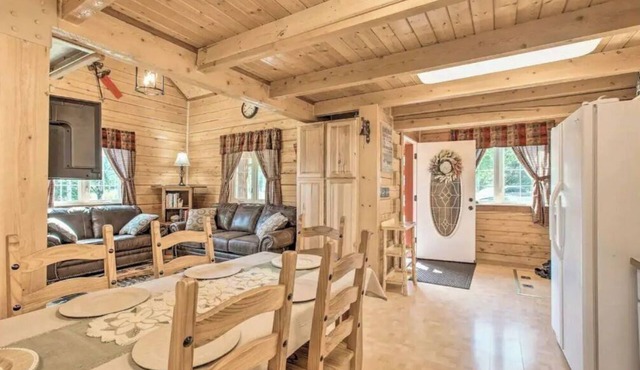 Northern Lights Escape: Authentic Log Cabin with Private Sauna Experience