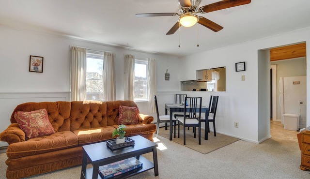 Oakland Apt on Messalonskee Lake w/Dock Access!