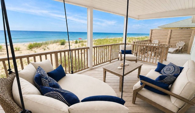 OCEANFRONT OASIS - Beautifully Renovated, Perfect Beach House 💙!