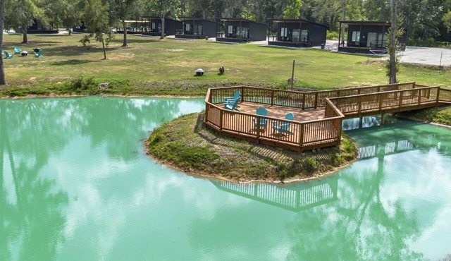Peaceful Luxury Tiny Home Resort with Pool & Goats near Houston, Hempstead Texas – Entire Property Rental in Hempstead